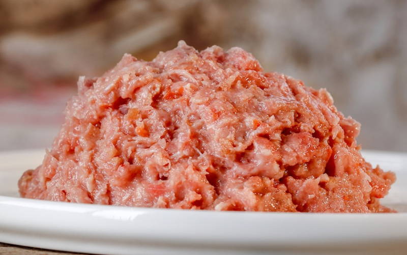 Huhn Komplett Menü gewolft mit Gemüse 1kg -Barfgold