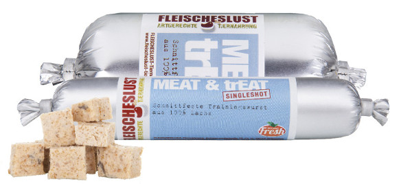 Single Shot Lachs Trainingswurst